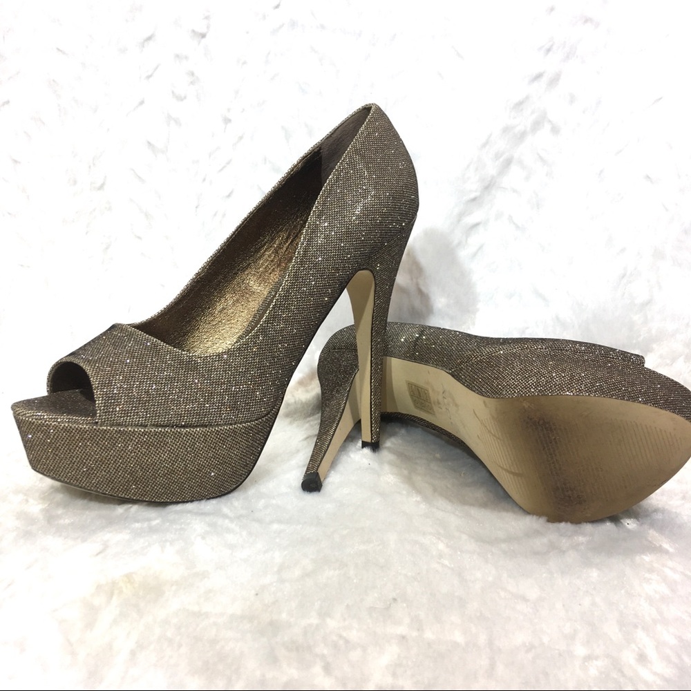 Aldo Sparkling Platform Heels Euro Size 41 - Picture 4 of 6